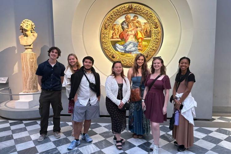 Eight students are spending their summer immersed in an intense Italian language program.